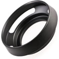 thumbnail image 1 of 43mm Black Metal Lens Hood. Vented Style. Anti-reflective Inner Coating., 1 of 3
