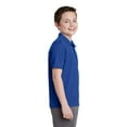 thumbnail image 3 of Sport Tek Teen Unisex Regular Plain Short Sleeves Polo True Royal Large, 3 of 6