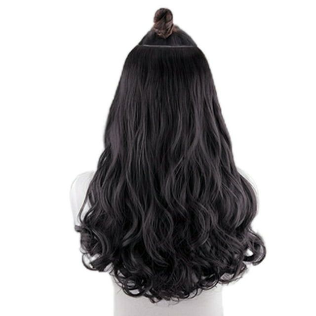 One Piece Long Curly Wig Natural Wavy Hair Extensions Personalized Hair Accessories for Women Girls
