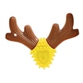 thumbnail image 4 of Juguete para morder para perros, juguetes para masticar para perros, cachorro duradero, ejercicio resistente al desgarro, juguetes interactivos para p , Amarillo, 4 of 8