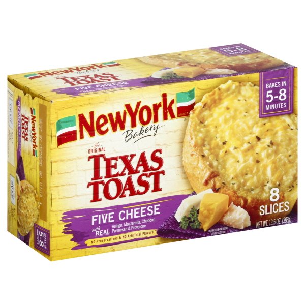 New York Bakery Five Cheese Texas Toast, 8 Ct