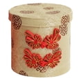 thumbnail image 3 of Caja de dulces tradicional con tapa, regalo novedoso, recuerdos de fiesta, manualidades, decoración de año Nuevo, cubo para dulces para sala de estar, Oro, 3 of 8