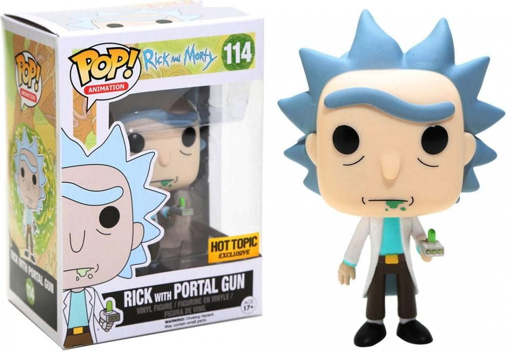 Pop Animation Funko Multicolour Rick & Morty-King of $# w/Sound Rick and Morty Collectible Toy 45437 