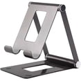 thumbnail image 1 of Support de Cellulaire pour Bureau, Angle Réglable et Compatible avec Presque Tous les Téléphone Intelligent Ou Tablettes Support de Cellulaire Pliable en Aluminium, Téléphone Intelligent et Téléphone Android, 1 of 5
