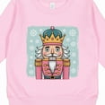 thumbnail image 3 of Inktastic Nutcracker Christmas Blue Crown Toddler Sweatshirt, 3 of 4