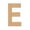 E, variant on 6 Pack: 8" Wood Block Letter by Make Market®