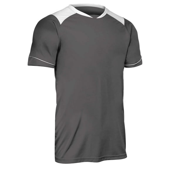 Champro Attacker Soccer Jersey Charcoal White
