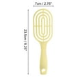 thumbnail image 2 of Unique Bargains 1 Pc Durable Anti-static Ribs Comb for Curly Straight Wavy Hair ABS Yellow, 2 of 3