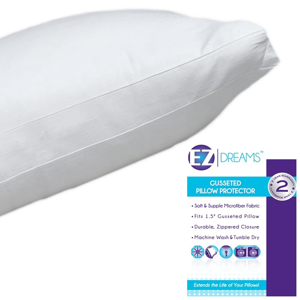 Single 1 Ez Dreams King Size Velvet Touch Gusseted Pillow