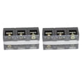 thumbnail image 4 of 2 Pcs Born Block Double Rangées 60A 600V Bande de Barrière Compacte avec Coque PC pour Système de Distribution d'Alimentation, 4 of 7