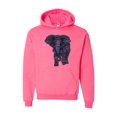 thumbnail image 1 of Unisex Elephant Hoodie Sweatshirt, 1 of 5