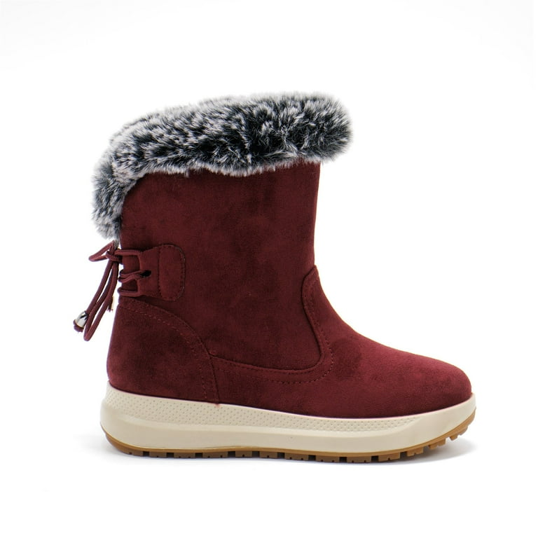 Burgundy winter deals boots
