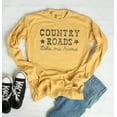 thumbnail image 3 of COUNTRY ROADS TAKE ME HOME Graphic Garment dyed T-Shirt, 3 of 8