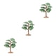 thumbnail image 2 of Toystoory Miniature Trees Plastic Artificial Plants Dollhouse Ornament and Simulation Wild Toys Forest Small Large Ecological Landscape Type1 NO1, 2 of 6