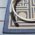 thumbnail image 6 of SAFAVIEH Courtyard Chase Oriental Indoor/Outdoor Area Rug, Blue/Beige, 6'7" x 9'6", 6 of 10