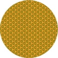 thumbnail image 1 of Ahgly Company Indoor Round Patterned Bee Yellow Area Rugs, 6' Round, 1 of 6