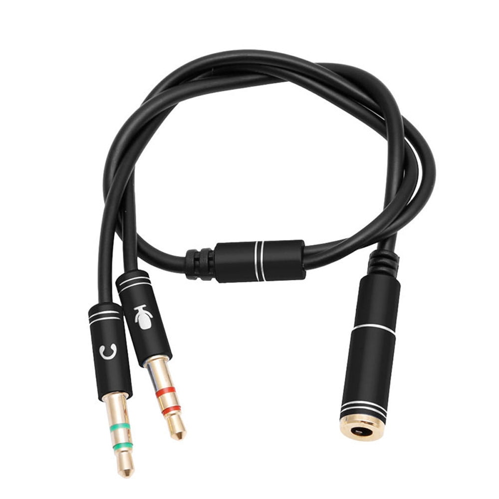 3.5 mm Stereo Audio 1 Male to 1 Female Extension AUX Cable Adapter Headphone 