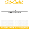 thumbnail image 5 of CUB CADET KH-32-038-08-S Engine Oil Dipstick LTX 1042 1046 1050 RZT50 Z-Force 54, 5 of 8