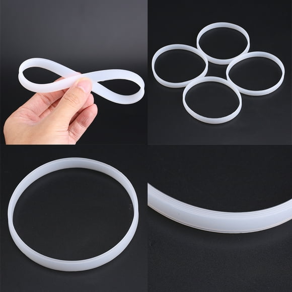 Peahefy 10cm White Rubber Sealing O-ring Gasket for Ninja Juicer Blender Replacement Seals, Juicer Rubber Gasket, Juicer Sealing Gasket,Rubber Gasket