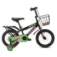 thumbnail image 2 of Bicicleta Infantil R14 Verde Canastilla Rueditas Portabulto, 2 of 9