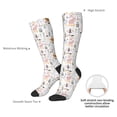 thumbnail image 4 of Honeii Fall Rabbit Print Long Socks,Novelty Design Socks Gift for Men and Women,Crew Socks,Calf Socks, 4 of 6
