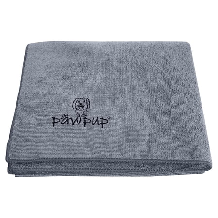 PAWPUP Dog Towel Super Absorbent Quick Drying Super Soft Microfiber Pet Towel for Dogs Cats and Other Pets (55 x 28 Inches Grey)