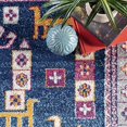 thumbnail image 4 of nuLOOM RZBD48A Tribal Marisela Runner Rug, 2` 8" x 8`, Navy, 4 of 5