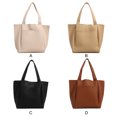 thumbnail image 4 of kurtrusly Tear-resistant Bag With Non-shedding Colorfast Easy Organization No Loose Thread Bag Large Capacity brown, 4 of 6