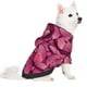 thumbnail image 2 of Fotbe Pink Butterfly Sudadera con Estampado para Perros Pequeños – Suéter con Capucha para Mascotas, Tela Suave de Forro Polar con Bolsillo-Small, 2 of 7