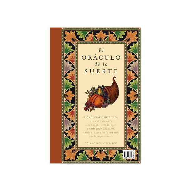 Libro El Oraculo De La Suerte Tapa Blanda, Autor Mago Eliphas, Editorial Ediciones Obelisco