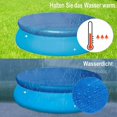 thumbnail image 3 of ¿Cubierta de piscina para piscina redonda? 183 cm - Cobertor para piscina - Para metal y estructura Prism Easy Set redondo - Funda protectora de PE antipolvo, 3 of 5