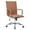 Light Brown, variant on LeisureMod Harris Modern Adjustable Office Swivel Chair Leather High-Back Task Office Chair, Black