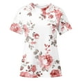 thumbnail image 4 of Cute Crop Tops for Women Trendy Floral Print Blouses for Women Buy Again My Orders, 4 of 5