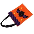 thumbnail image 2 of Bolsa de mano de Halloween, bolso reutilizable con asas para suministros diarios de la fiesta de Acción de Gracias Murciélago, 2 of 10
