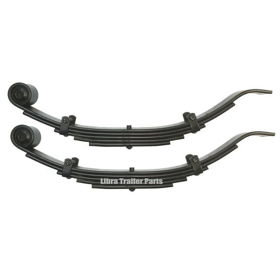 LIBRA Trailer Leaf Spring 5 Leaf Slipper 5000# Cap for 10000# 10K Axle -Set 2