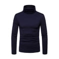 thumbnail image 1 of FOCUSNORM T-shirt à Manches Longues en Maille Homme Casual Party Pull, 1 of 5