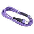 thumbnail image 3 of Leather Case Belt Clip w Purple 10ft USB Cable for iPhone XS Max/8 PLUS/7 Plus/6S Plus/6 Plus - Holster Cover Pouch Vertical Carry and Charger Cord Power Wire Braided Long, 3 of 10