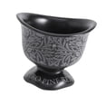 thumbnail image 4 of Taza de postre de cerámica, taza de ensalada, accesorio de fotografía portátil, tazón de ensalada de frutas, taza de té de base alta, vaso de pudín negro, 4 of 8