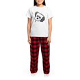 thumbnail image 4 of CafePress - Shih Tzu Sweetie Women's Light Pajamas - Women's Short Sleeve Print T-Shirt and Pants Light Cotton Pajama Set, 4 of 7