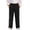Black, variant on BLVB Uniform Trousers for Boys Girls Elastic Waist Straight Leg School Dress Pants with Pockets(Wine,14-15 Years)
