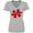 AC-Heather Grey, variant on Inktastic Autism Awareness Be Kind Red Puzzle Piece Women's V-Neck T-Shirt