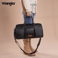 thumbnail image 6 of Wrangler Travel Duffel Bag Large Capacity Leather Luggage Bag for Women Stylish and Durable Travel Bag, Black, 6 of 7