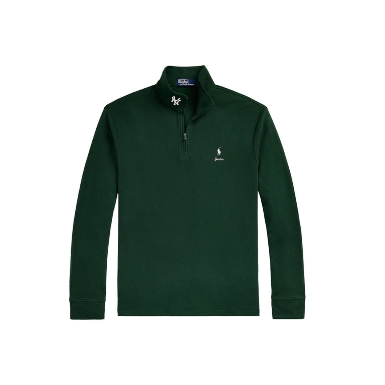 Men's Polo Ralph Lauren Green New York Yankees Estate Quarter-Zip