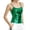 Green, variant on Women' Color Sexy Camisole Slim Fit Vest With Thin Shoulder Strap Top Gold L Gold L