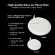 thumbnail image 2 of Fish Tank Bubbler, Nano Furnace Flue Round Air Stone Disk Set,7cm, 2 of 5