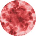 thumbnail image 1 of Ahgly Company Tapis Rond Lavable en Machine Intérieur Transitionnel Rouge, 8 Pieds Rond, 1 of 7