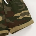 thumbnail image 6 of EnJoCho Baby Tuxedo Summer Toddler Boys Short Sleeve Camouflage Hooded Tops Shorts Two Piece Outfits Set for Kids Clothes 18-24 Months, 6 of 7