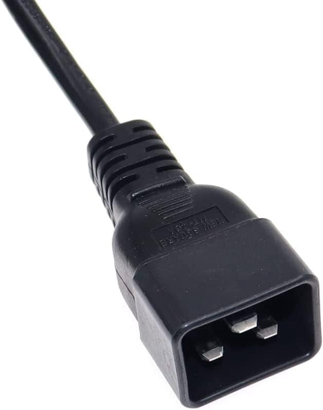 C20 to SAF-D-Grid T-Latch Power Cord, SAF-D-Grid T-Latch Plug to IEC 320 C20 SJT 16AWG,10ft/3m (C20 to Saf-D-Grid)