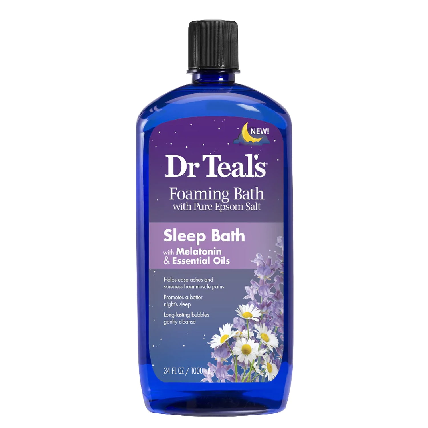 Dr Teal's Melatonin Sleep Foaming Bubble Bath 34 fl oz, Pack of 6