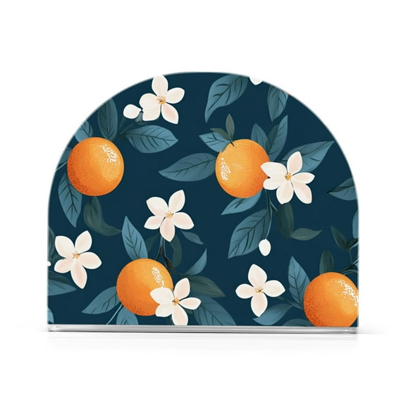 Yayeee Napkin Holder for Table Kitchen Paper Tissue Organization, Oranges Pattern